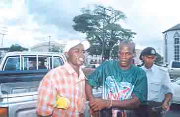 Solomon Blackman (centre)